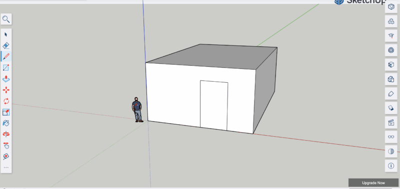 SketchUp Gratis 3D interieur ontwerp programma op desktop