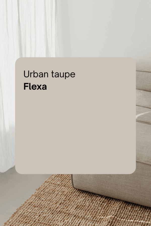 Japandi kleur: urban taupe van Flexa