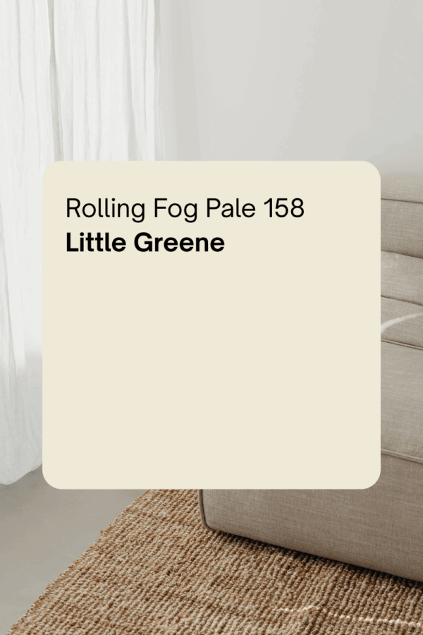 Japandi muurkleur: Rolling Fog Pale van Little Greene