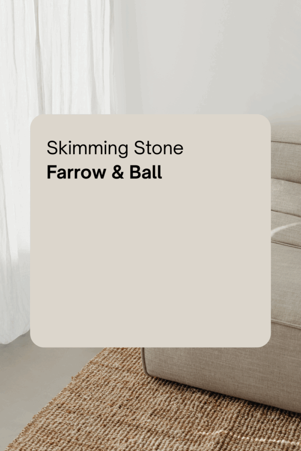 Japandi kleur; Skimming Stone van Farrow & Ball
