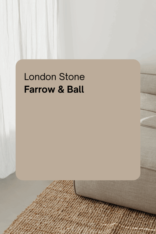 Japandi muurkleur: London Stone van Farrow & Ball