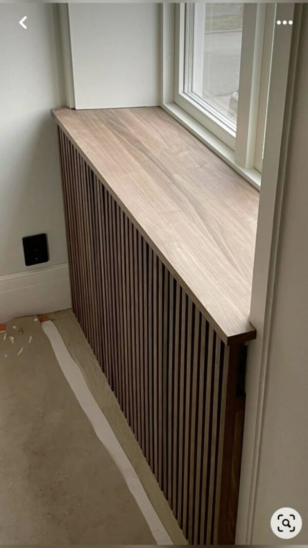 Zelf vensterbank wrappen houtlook
