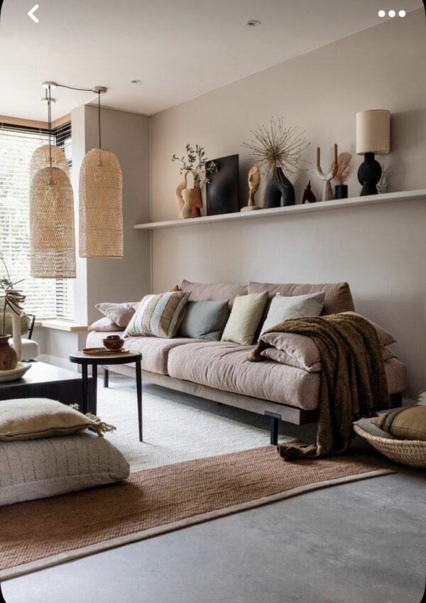 urban taupe gecombineerd met oudroze