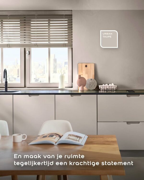 urban taupe van flexa in een keuken
