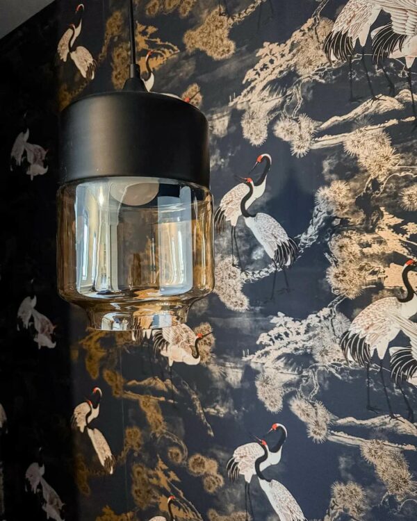 Kwantum behang met botanische print